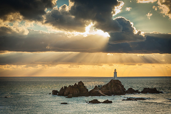 Corbiere with Linear Clouds