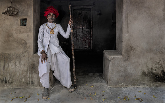 Raika Tribesman at Doorway