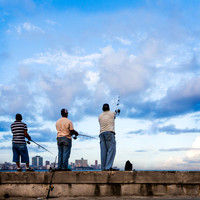 Fishing on the Malecon