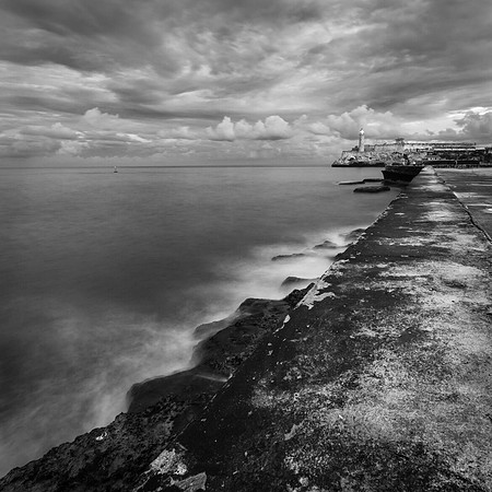 Sunrise from the Malecon, Havana, Cuba