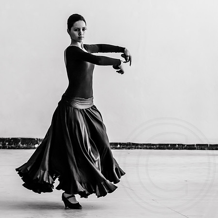 Ballet Espanol de Cuba 8 B&W