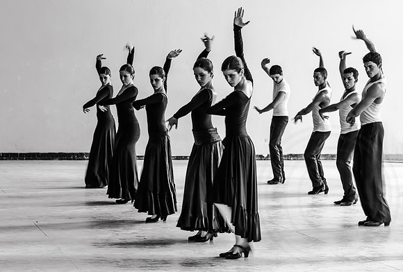 Ballet Espanol de Cuba 14 B&W