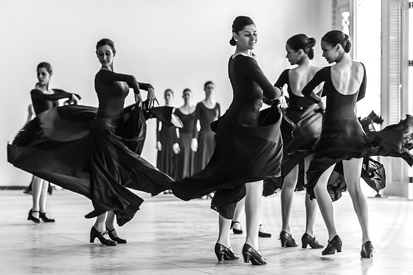 Ballet Espanol de Cuba 21 B&W
