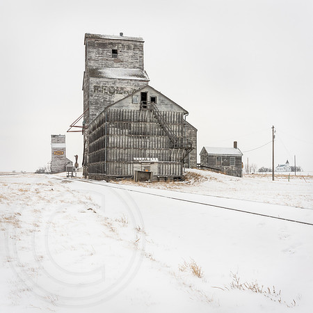 Grain Elevators and Church