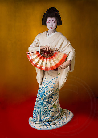 Fan Dance, Geiko, Kyoto