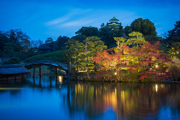 Okayam Korakuen Garden Night Display
