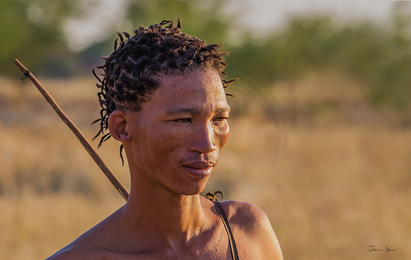 Bushman Portrait, Kalahari 2