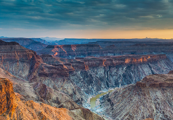 Sunset at Fish River Canyon 4