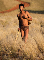 Bushman, Waiting, Kalahari