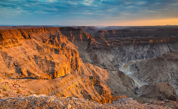 Sunset at Fish River Canyon 2 copy