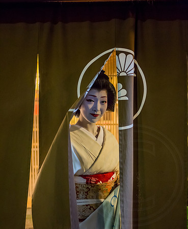 Saying Goodbye, Geiko Toshikana, Kyoto