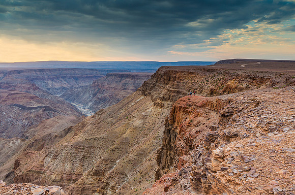Sunset at Fish River Canyon