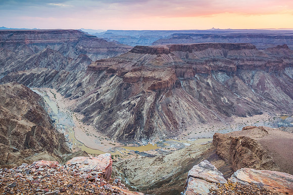 Sunset at Fish River Canyon 3