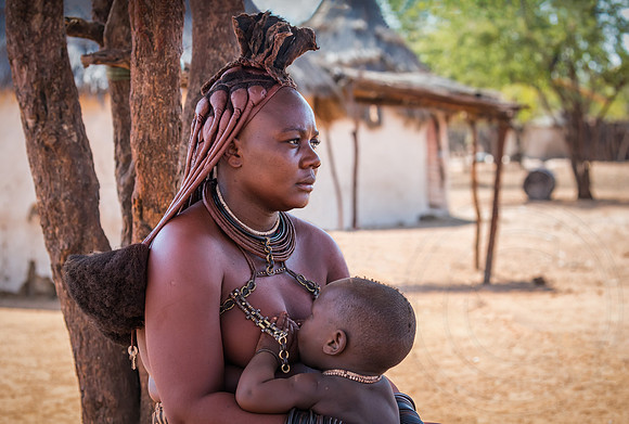 Himba Mother and Baby