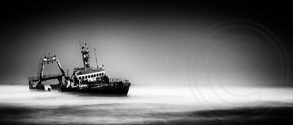 Skeleton Coast Aground 2 B&W