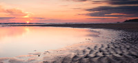 Sunset on Sand Ripples 1