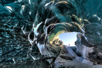 Deeper in, View of the Glacier Entrance