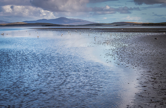 North Uist Beach, A Serene Day