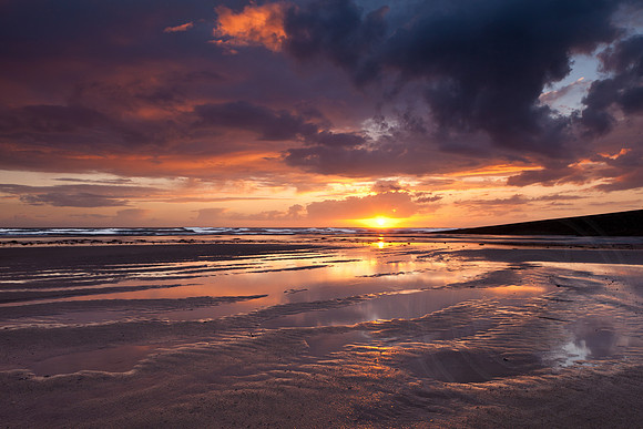 Sunset Reflections at St Ouen