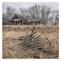 Broken Down Fencing and Homestead