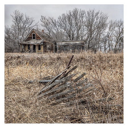 Broken Down Fencing and Homestead