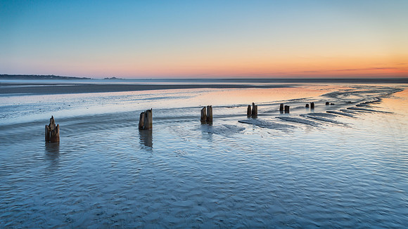 After Sunset, St Ouen's Groynes 2