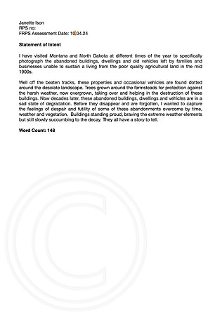 FRPS Statement of Intent