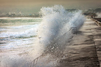 Rough Seas and High Tide, St Ouen