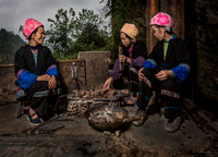 Old Women (Zhuang) Selling Sweet Potato