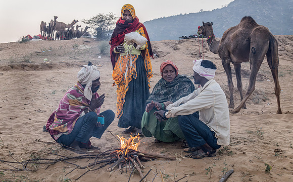 Warming Their Hands