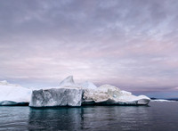 Iceberg at Sunset