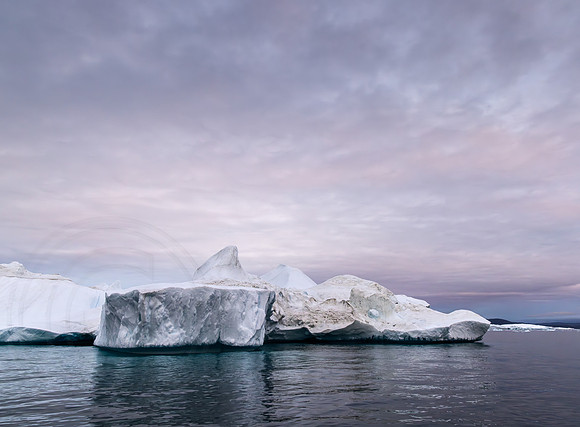 Iceberg at Sunset