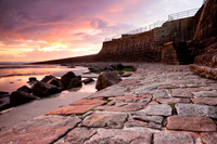 Slipway with Sunset, St Ouen